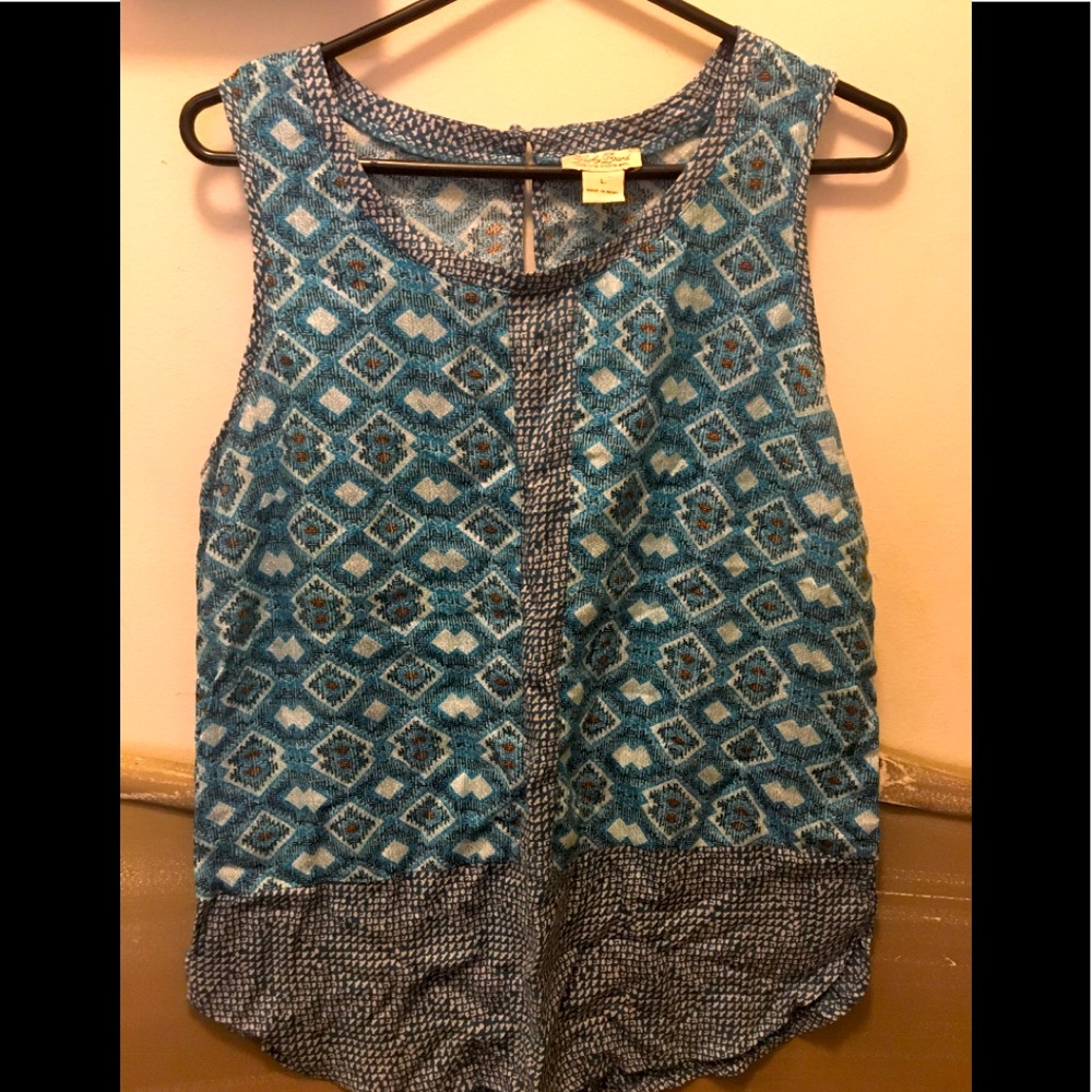 Lucky brand summer top tank size Large